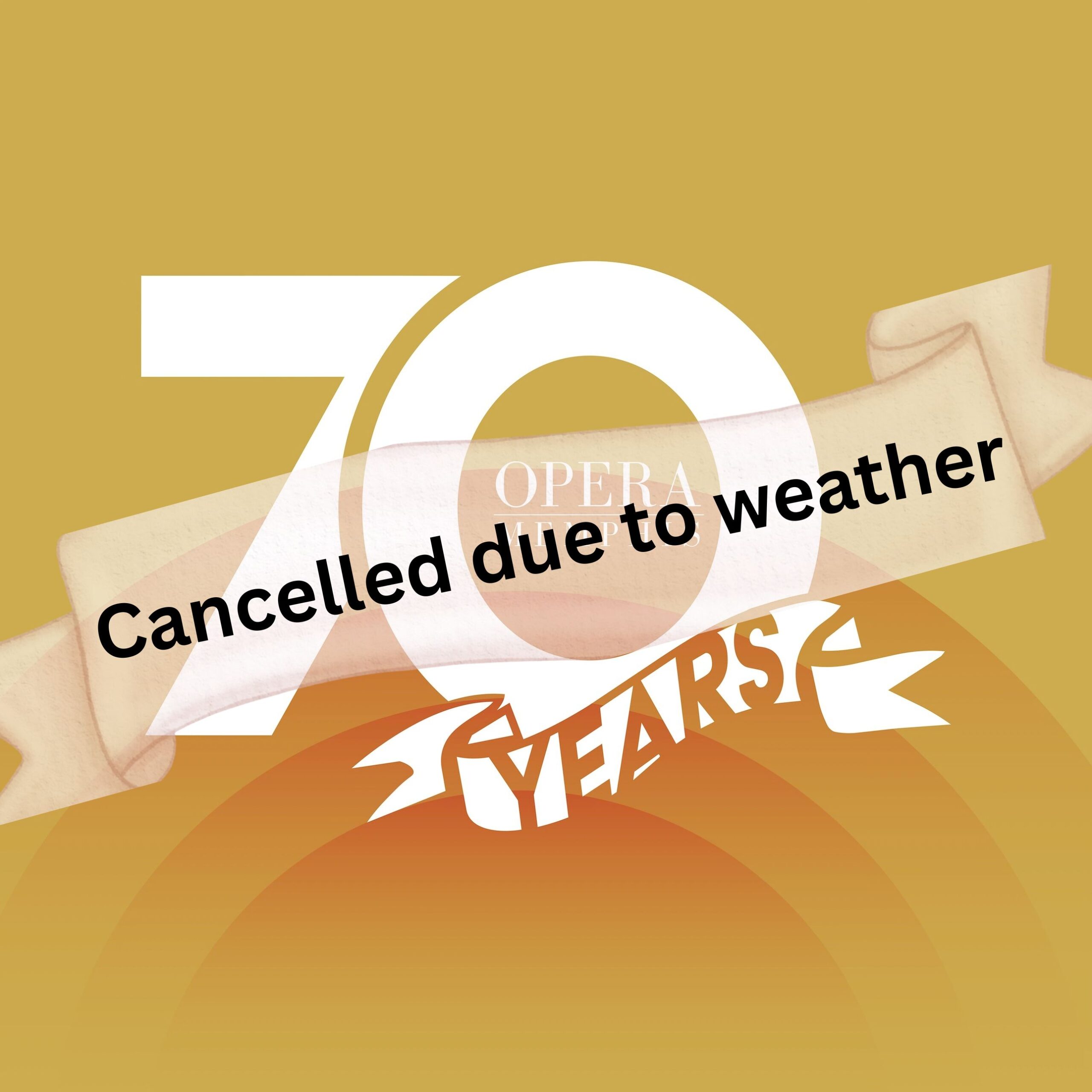 70th Anniversary Cancelled